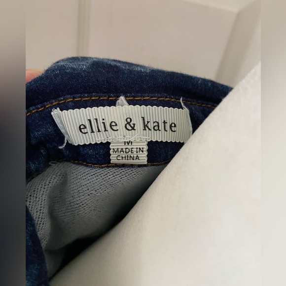 Ellie & Kate Acid Wash Jean Romper Jumper - Picture 5 of 5